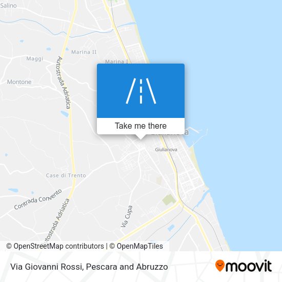 Via Giovanni Rossi map
