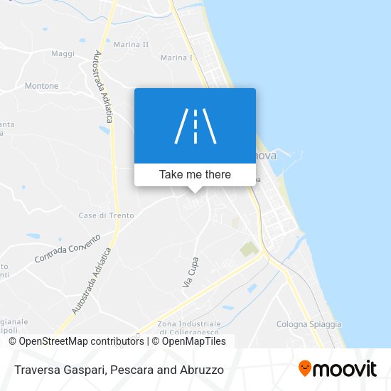 Traversa Gaspari map