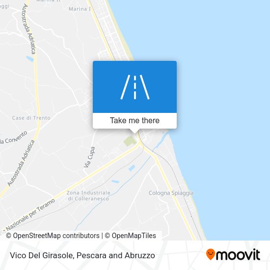 Vico Del Girasole map