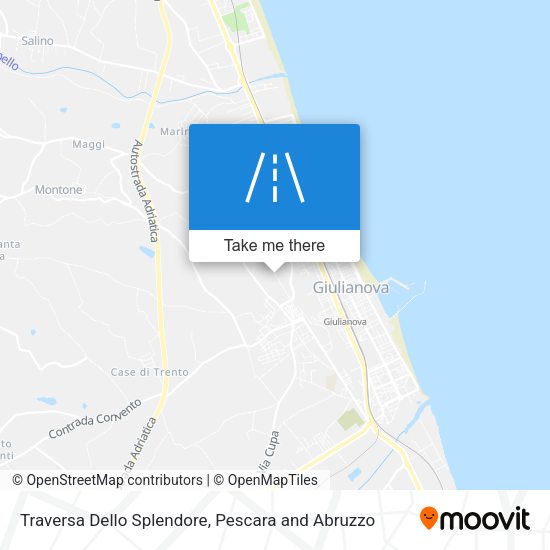 Traversa Dello Splendore map