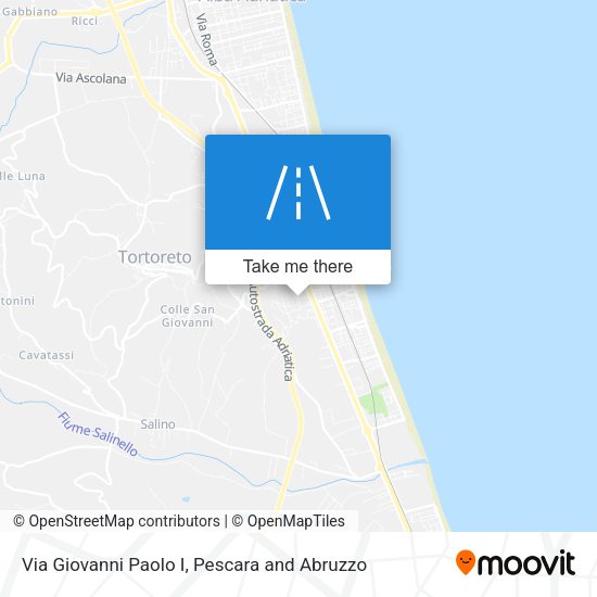 Via Giovanni Paolo I map