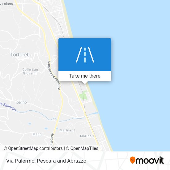 Via Palermo map