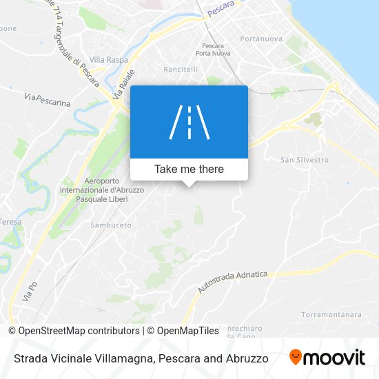 Strada Vicinale Villamagna map