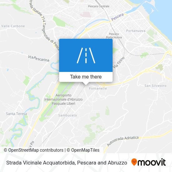 Strada Vicinale Acquatorbida map