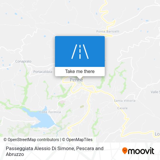 Passeggiata Alessio Di Simone map