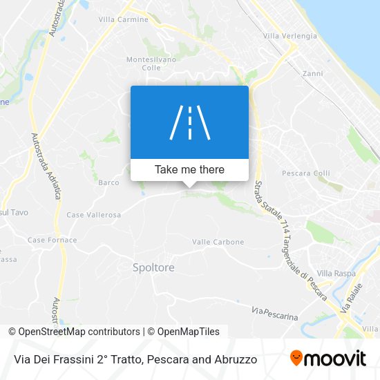 Via Dei Frassini 2° Tratto map