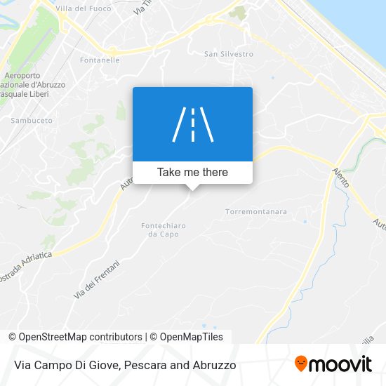 Via Campo Di Giove map