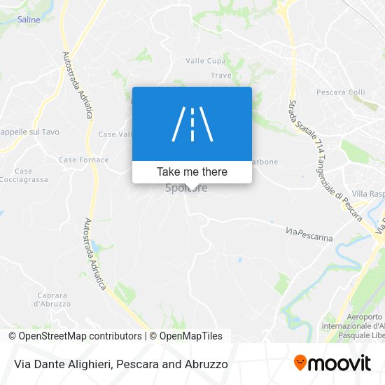 Via Dante Alighieri map