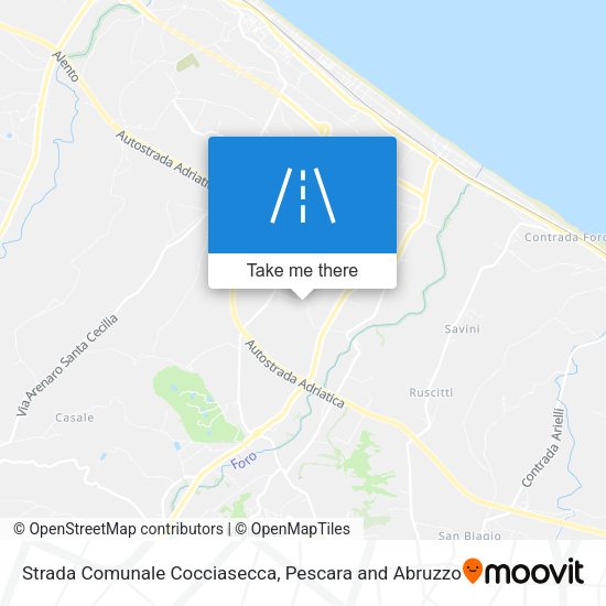 Strada Comunale Cocciasecca map