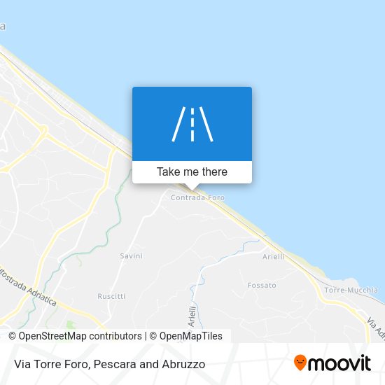 Via Torre Foro map