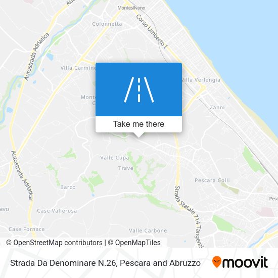 Strada Da Denominare N.26 map