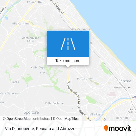 Via D'Innocente map