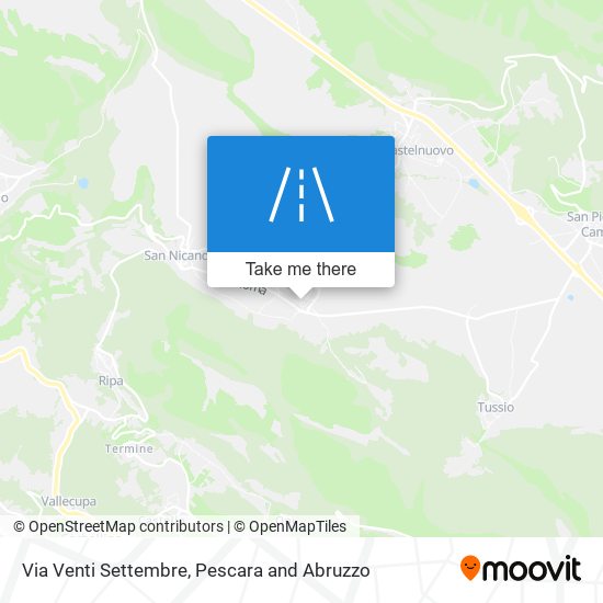 Via Venti Settembre map
