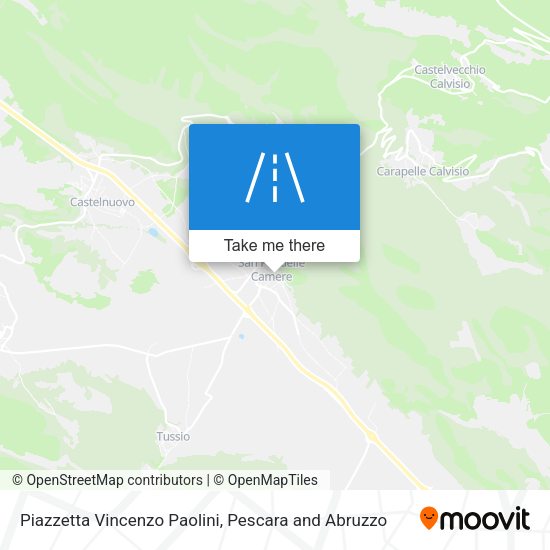 Piazzetta Vincenzo Paolini map