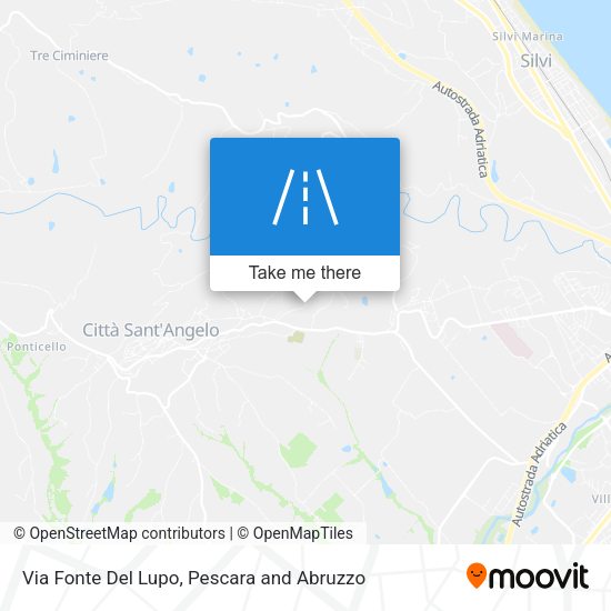 Via Fonte Del Lupo map