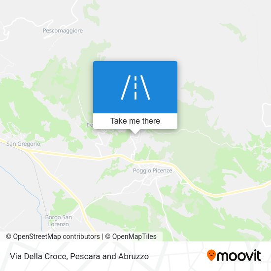 Via Della Croce map