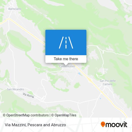 Via Mazzini map