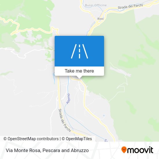 Via Monte Rosa map