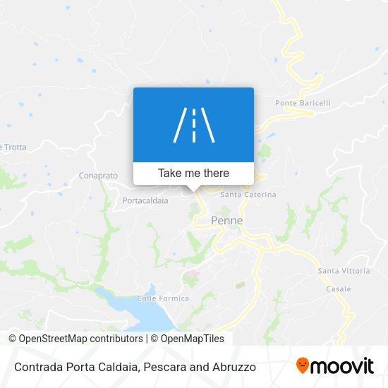 Contrada Porta Caldaia map