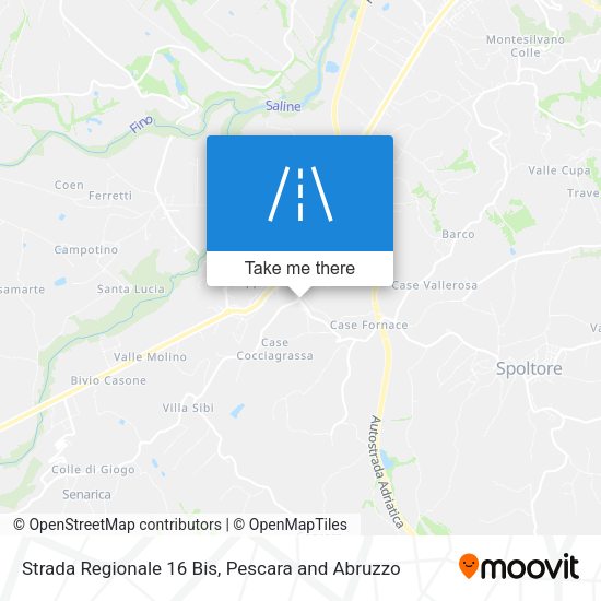 Strada Regionale 16 Bis map
