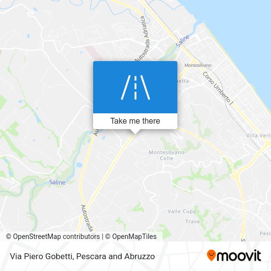 Via Piero Gobetti map