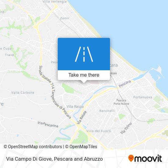 Via Campo Di Giove map