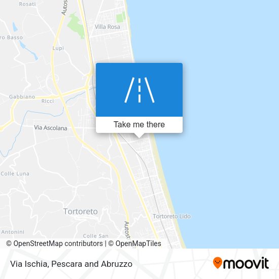 Via Ischia map
