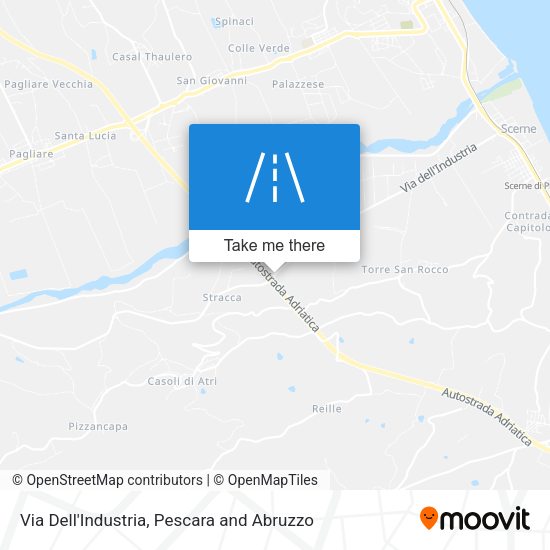 Via Dell'Industria map
