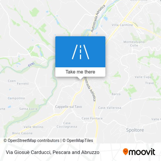 Via Giosuè Carducci map