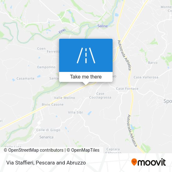 Via Staffieri map
