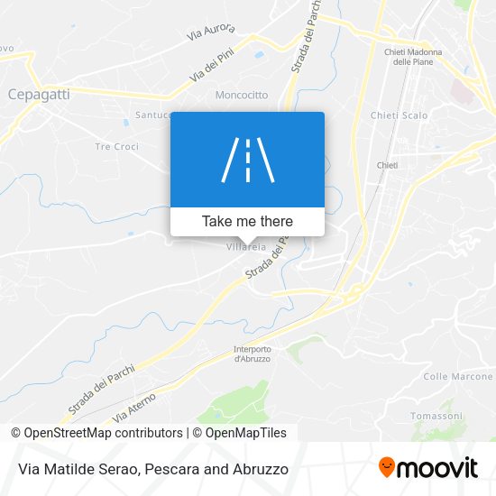 Via Matilde Serao map