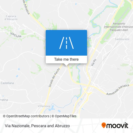 Via Nazionale map