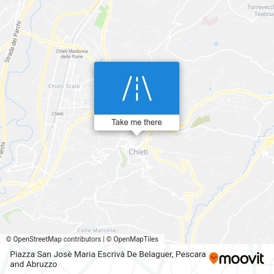 Piazza San Josè Maria Escrivà De Belaguer map