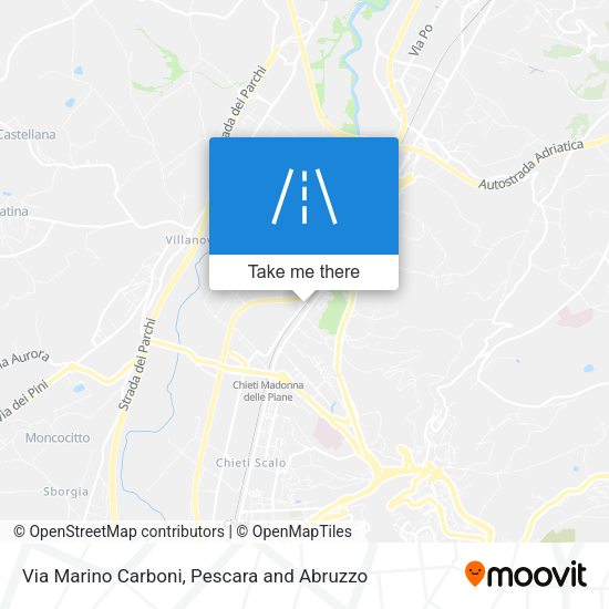 Via Marino Carboni map