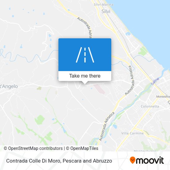 Contrada Colle Di Moro map
