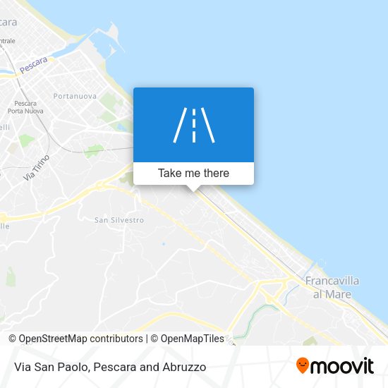 Via San Paolo map