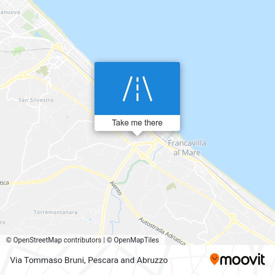 Via Tommaso Bruni map