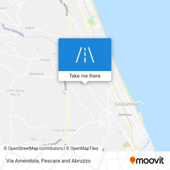 Via Amendola map