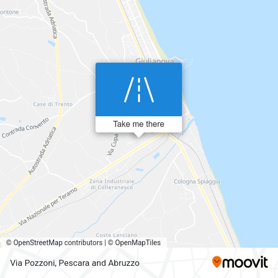 Via Pozzoni map
