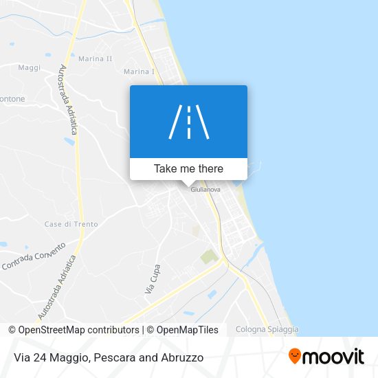 Via 24 Maggio map