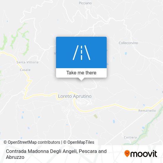 Contrada Madonna Degli Angeli map