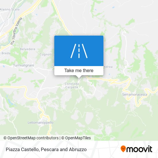 Piazza Castello map