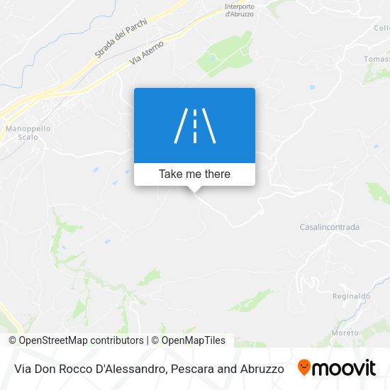 Via Don Rocco D'Alessandro map