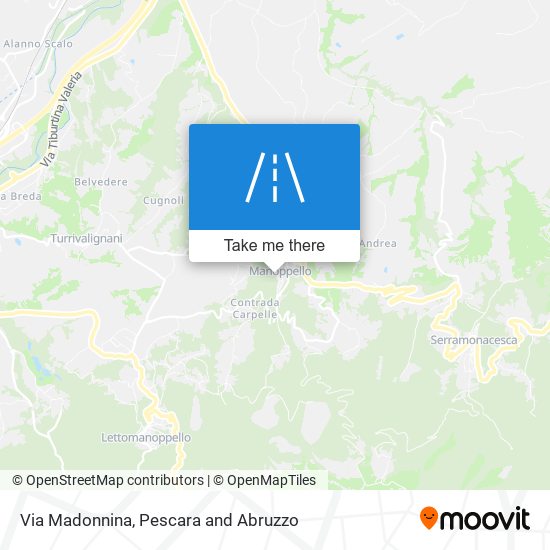 Via Madonnina map