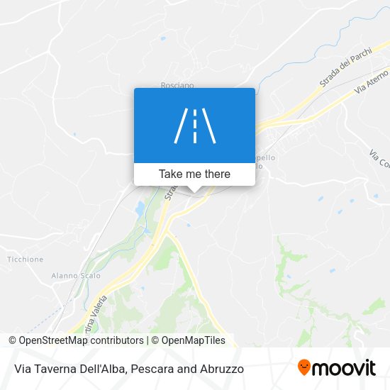 Via Taverna Dell'Alba map