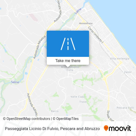 Passeggiata Licinio Di Fulvio map