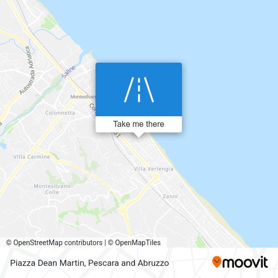 Piazza Dean Martin map