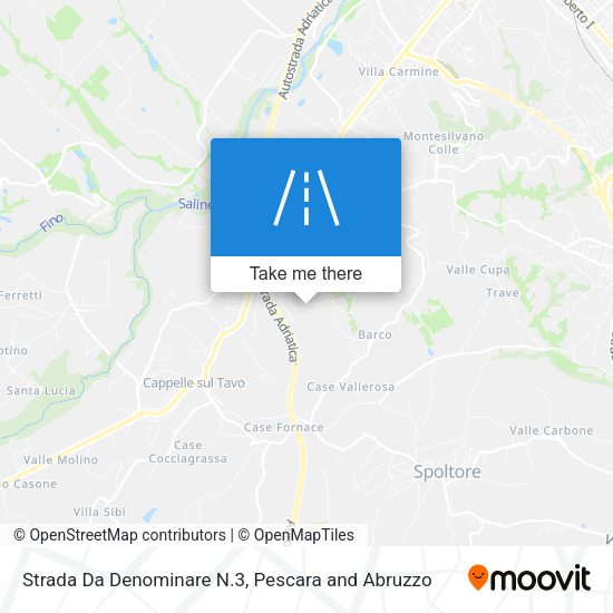 Strada Da Denominare N.3 map