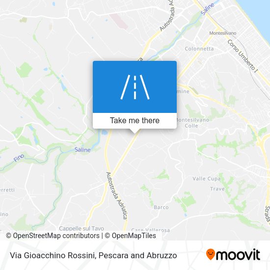 Via Gioacchino Rossini map