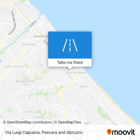Via Luigi Capuana map